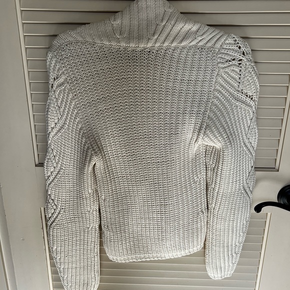 White Ribbed Sweater - Picture 5 of 5